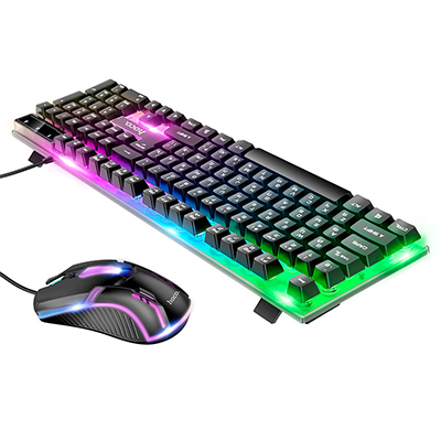 komen Pellen atomair Gaming toetsenbord + muis met RGB LED verlichting - Green Bazaar